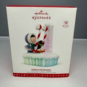 2016 Retired ‘Swing in the Holiday’s’ Hallmark Keepsake Magic Christmas Ornament